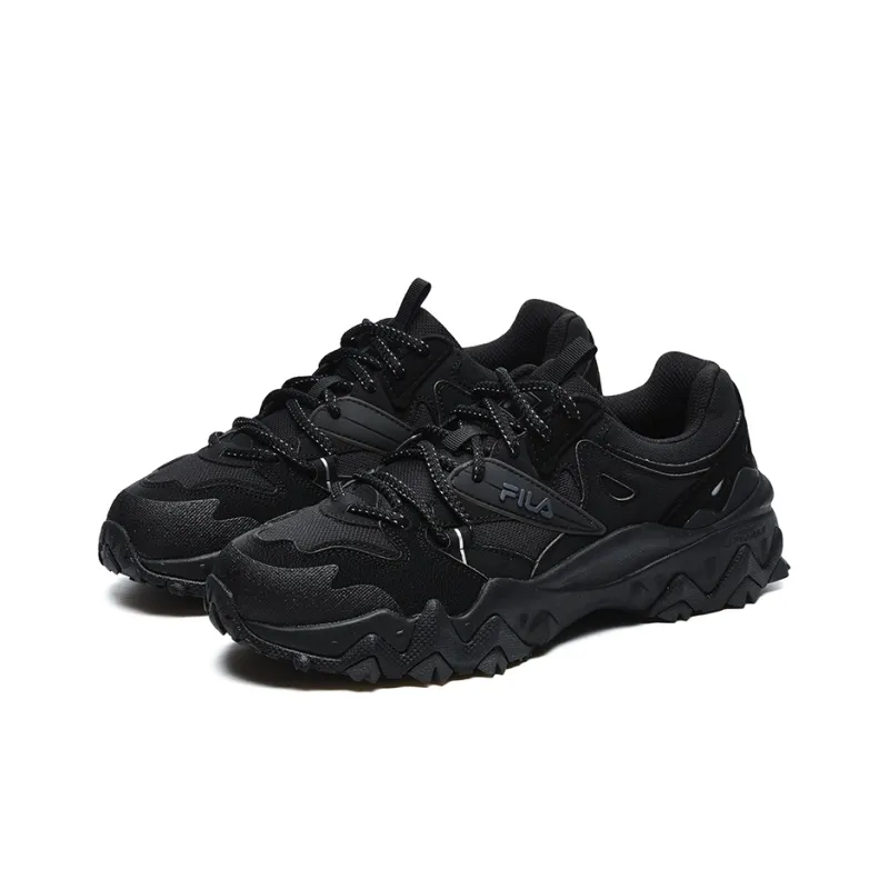 FILA Oakmont 2 2 Cushioning Anti-Slip And Wear-Resistant Low-Top Casual Shoes Women's Black-1