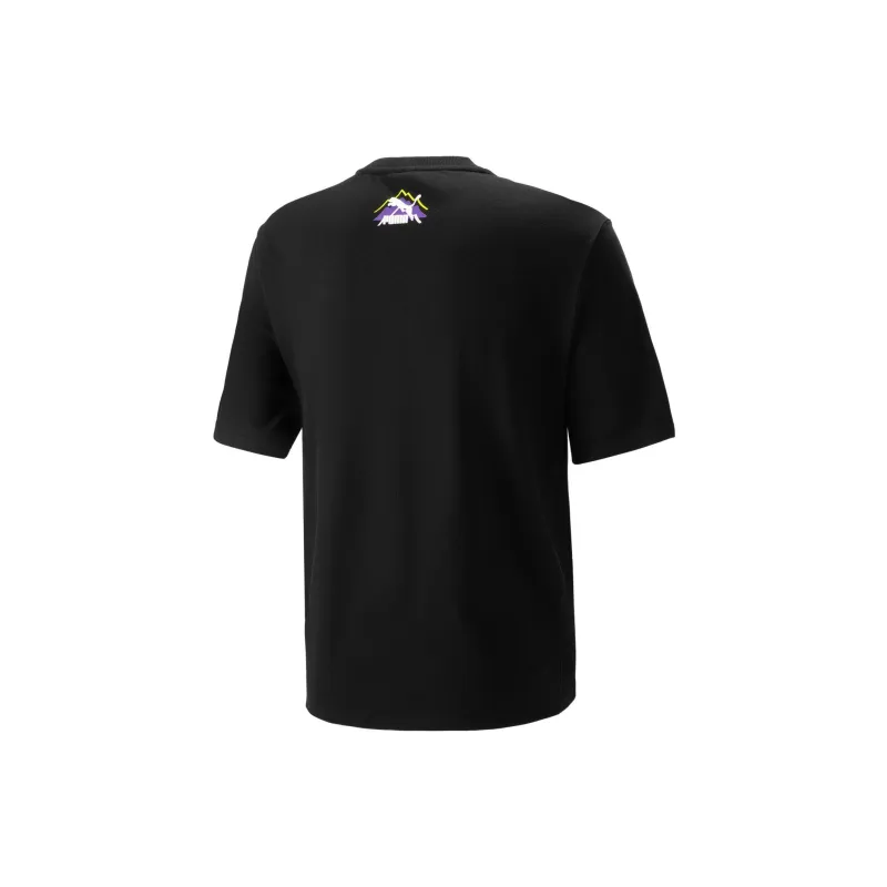 PUMA T Shirts Men Black-1