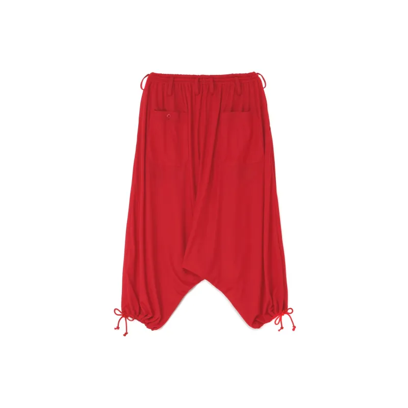 Yohji Yamamoto Casual Pants Unisex Red-1