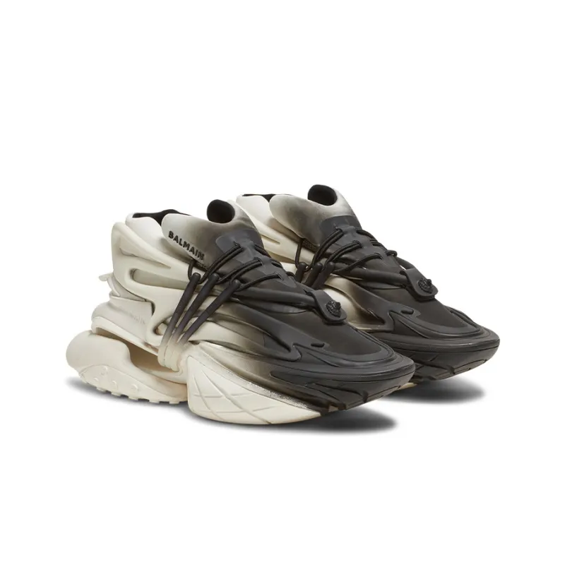 BALMAIN Unicorn Low 'White Black Gradient'-2