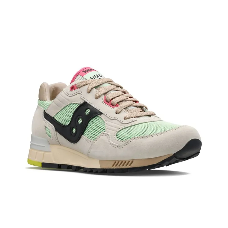 saucony Shadow 5000 Beige Green Pink-2