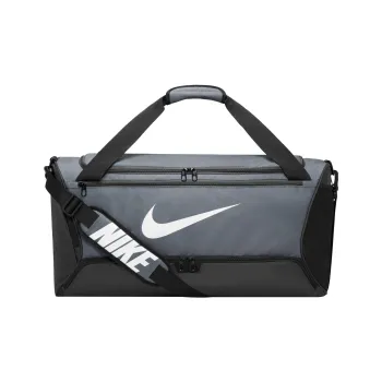 Nike Brasilia 9.5 Training Duffel Medium 60L Bag Iron Grey/Black/White