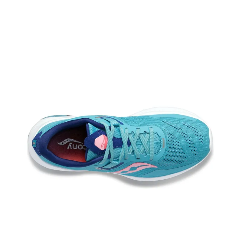 Saucony Guide 15 Support Low-Top Running Shoes Women's Blue-2
