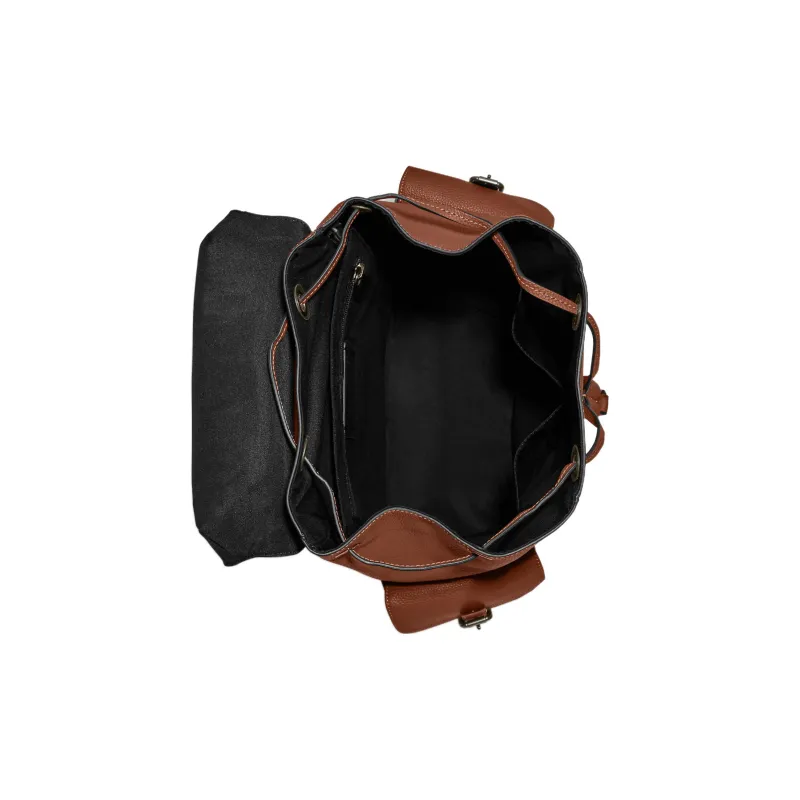 COACH Hudson Cow Leather Backpack Large Size Men's Gray Copper Saddle-2