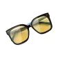 Black Frame with Yellow Lens