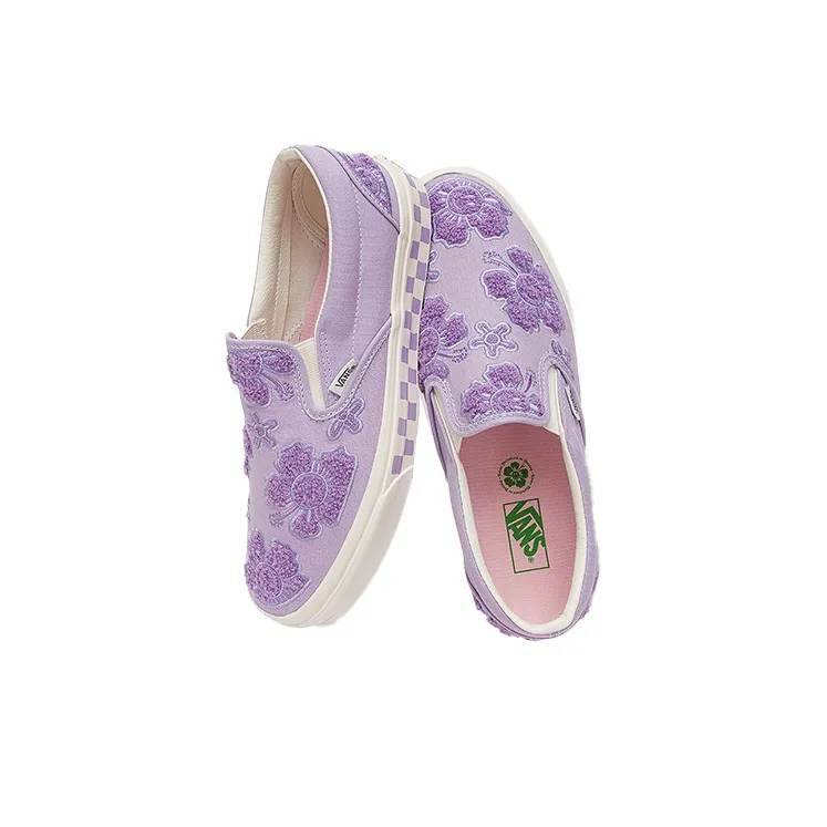 Vans Emma Mulholland On Holiday X Classic Slip On 'Whimsical Floral Embroidery'-3
