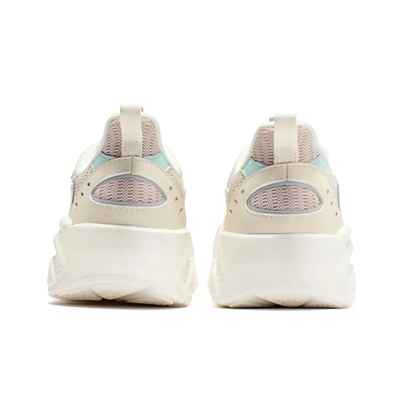361° Casual Shoes Women's Low Top Feather White/Fresh Pink-2