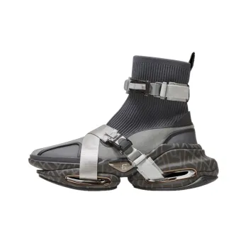 BALMAIN B Bold Casual Shoes Men's Gray