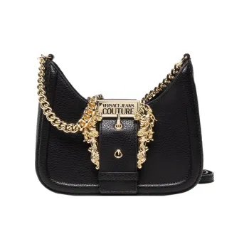 VERSACE JEANS COUTURE Leather Shoulder Bag Handbags Shoulder Bags Women's Black