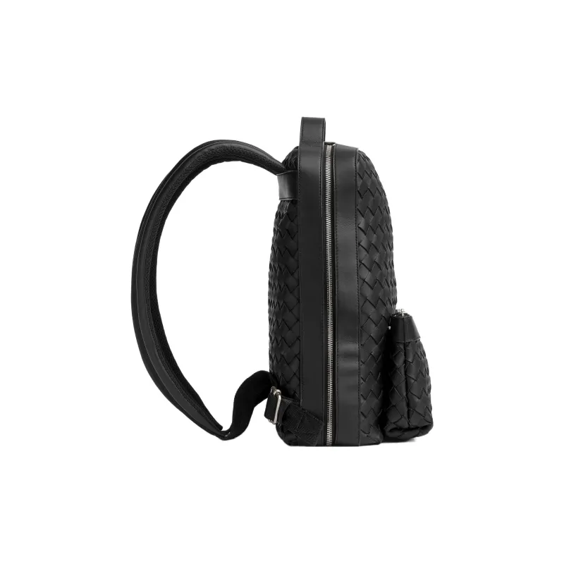 Bottega Veneta Small Classic Intrecciato Backpack-2