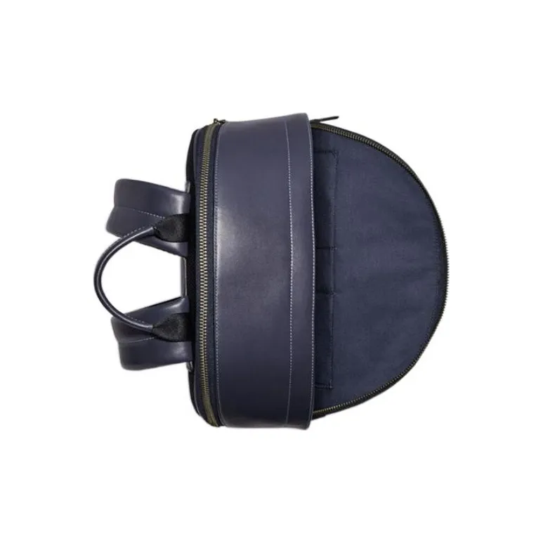 COACH West Artificial Leather Backpack Large Size Men's Denim Blue & Chalk White-2