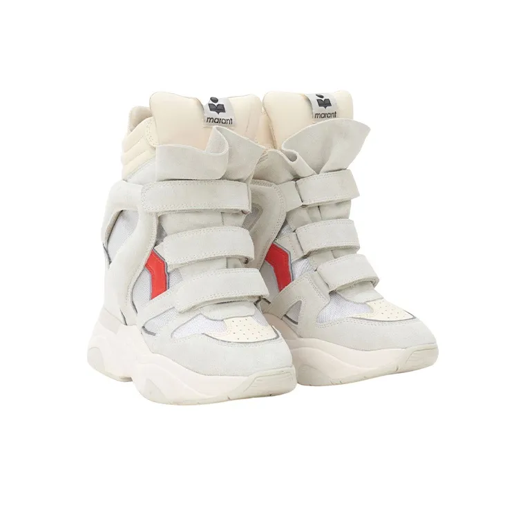 ISABEL MARANT Balskee Casual Shoes Women's High-Top Beige-2