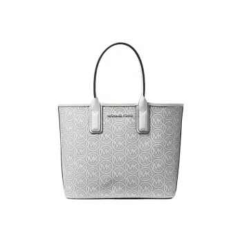 MICHAEL KORS Polyester Tote Bag Shopping Bag Handbag Small Size Women's White