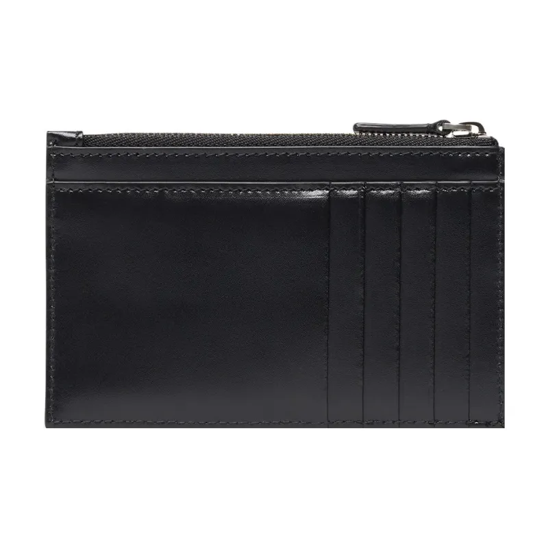 Balenciaga ESSENTIAL Smoothing Cow Leather Coin Purse, Card Holder, Wallet Men's Black-1