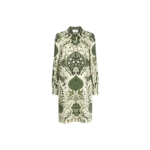 ETRO Long-Sleeved Dresses Women's Green