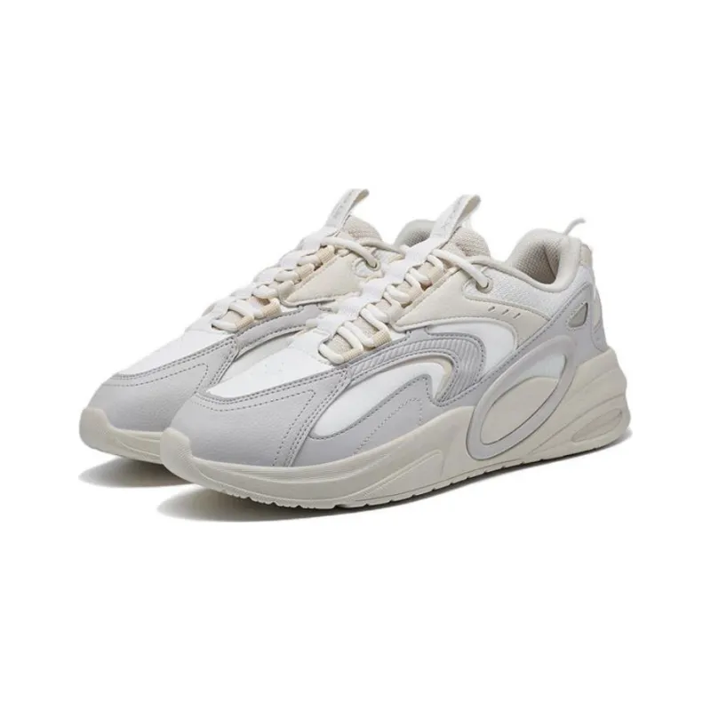 XTEP Lightning Wear Resistant Low Top Casual Shoes Men's Dove Gray-1
