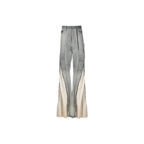 RICK OWENS Jeans Men Gray