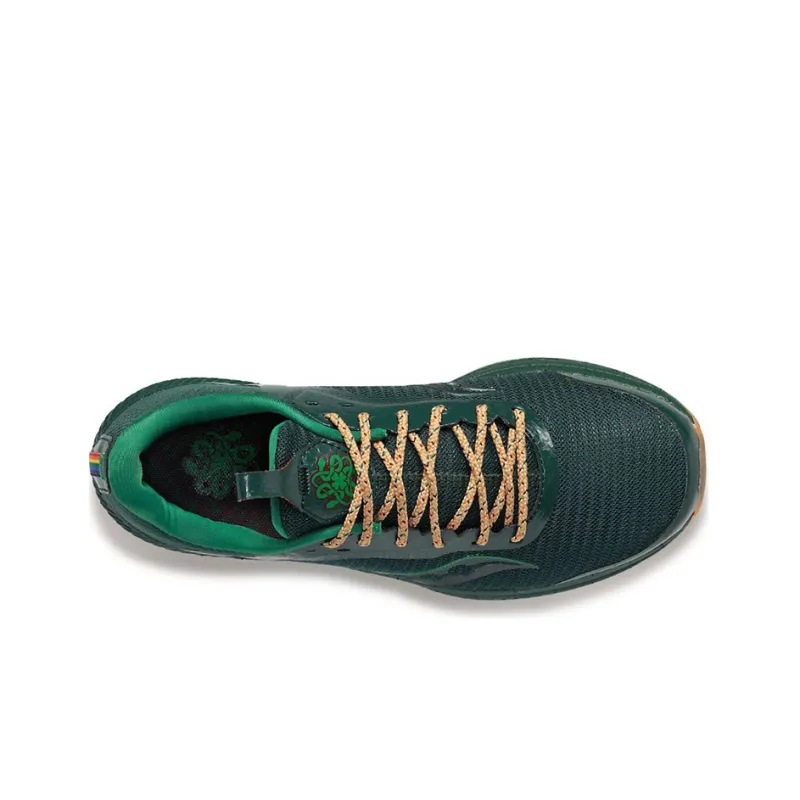 Saucony Freedom 5 Cushioning Anti-Slip And Wear-Resistant Low-Top Casual Running Shoes Men's Dark Green-3