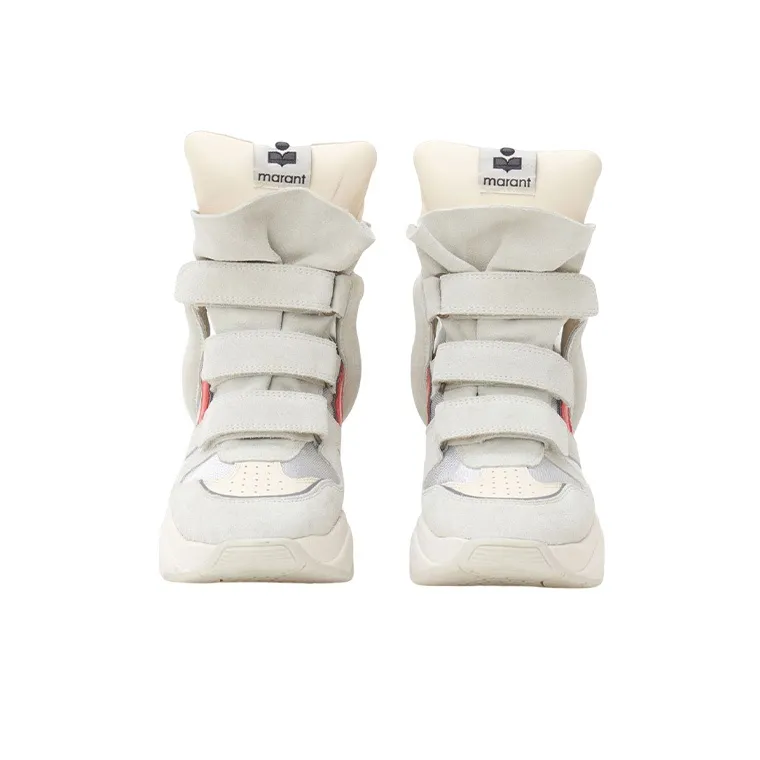 ISABEL MARANT Balskee Casual Shoes Women's High-Top Beige-3