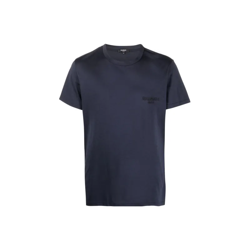 BALMAIN T-Shirts Men Blue-0