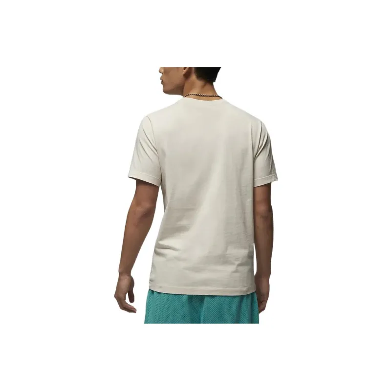 Jordan Flight T Shirts Men Beige-1