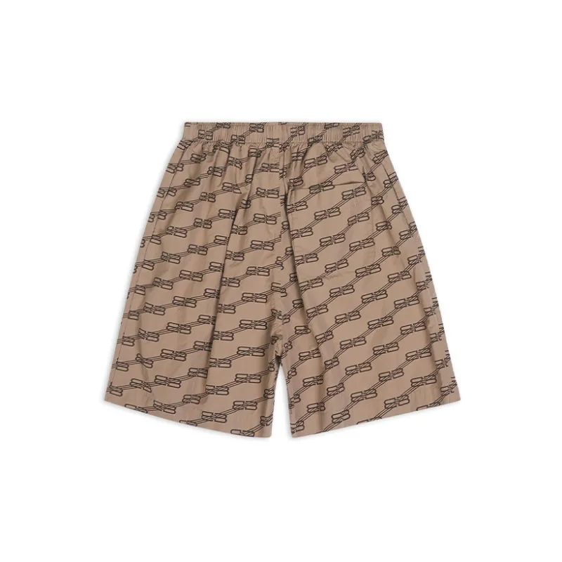 Balenciaga SS22 Casual Shorts Men's Brown-1
