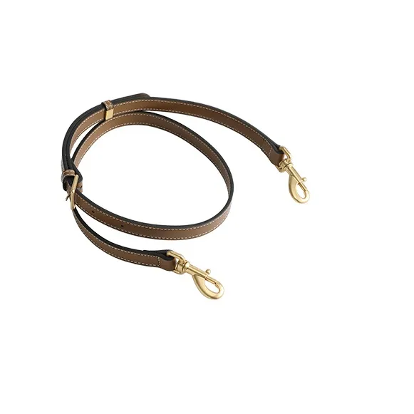 Luxury Care Artisan Workshop Cow Leather Shoulder Strap Bag Accessory Bag Strap Unisex Brown-2