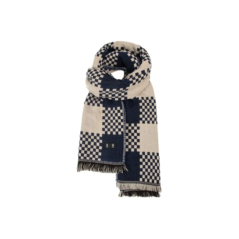 BAIJUAN Knit Scarves Unisex-2
