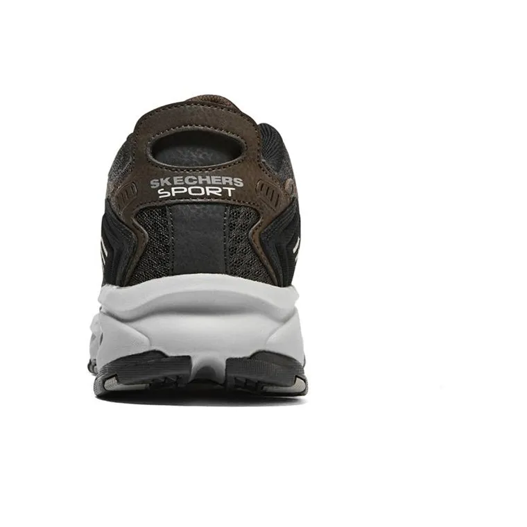 Skechers Vigor 2.0 Cushioned Anti Slip Wear Resistant Breathable Lightweight Low Top Casual Shoes Men's Black Brown-3