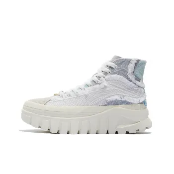 LiNing Wave Casual Shoes Women's High Top Ice Clear Blue/Microcrystalline Gray/Ivory