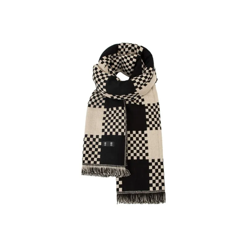 BAIJUAN Knit Scarves Unisex-0