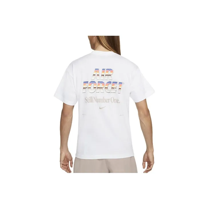 Nike T Shirts Men White-1