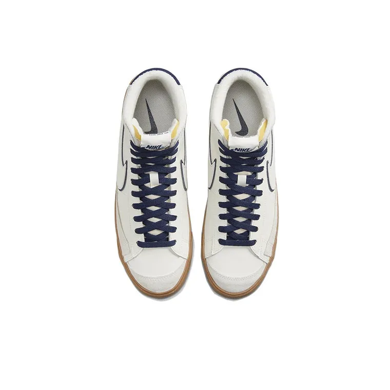 Nike Blazer Mid 77 Prm Sail Navy Gum-3