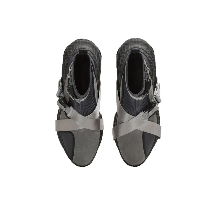 BALMAIN B Bold Casual Shoes Men's Gray-3