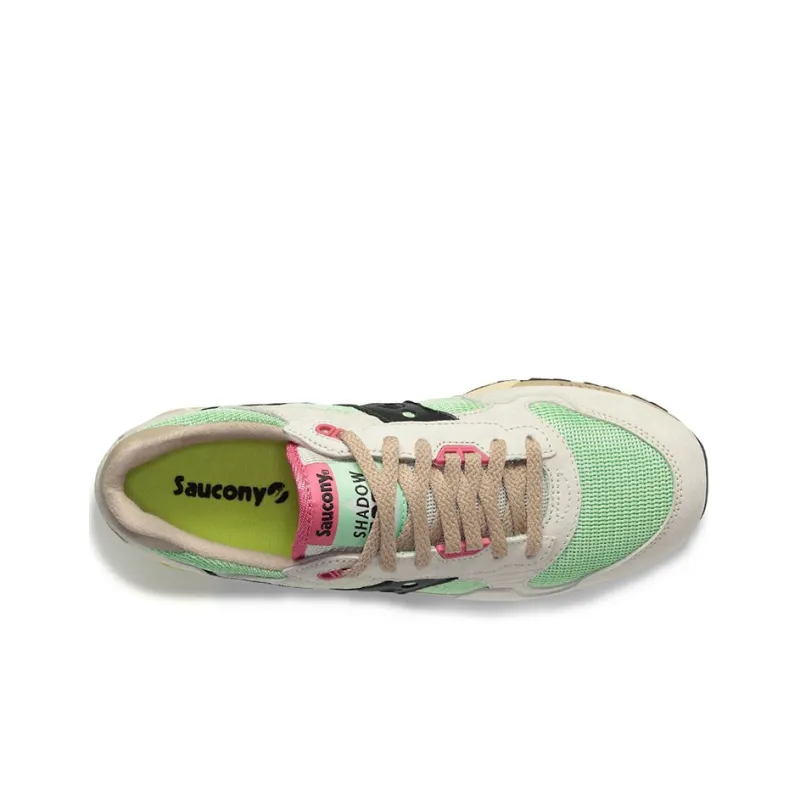 saucony Shadow 5000 Beige Green Pink-3