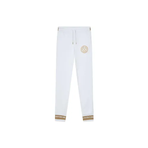 VERSACE JEANS COUTURE Knitted Sweatpants Men White