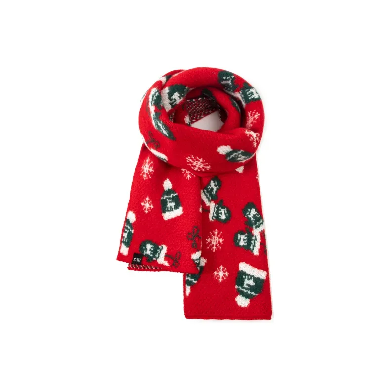 BAIJUAN Knit Scarves Unisex-0