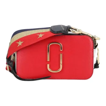 MARC JACOBS Leather Crossbody Bag Shoulder Bag Unisex Red