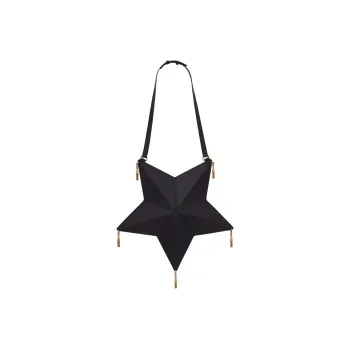 SAINT LAURENT ASTRO Cow Leather Handbag, Shoulder Bag Women's Black