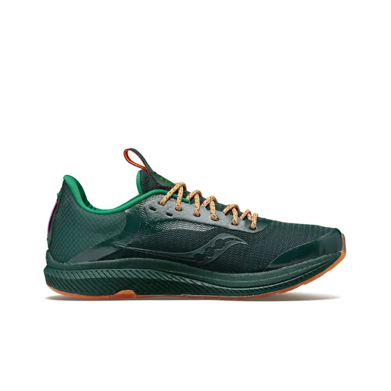 Saucony Freedom 5 Cushioning Anti-Slip And Wear-Resistant Low-Top Casual Running Shoes Men's Dark Green-1