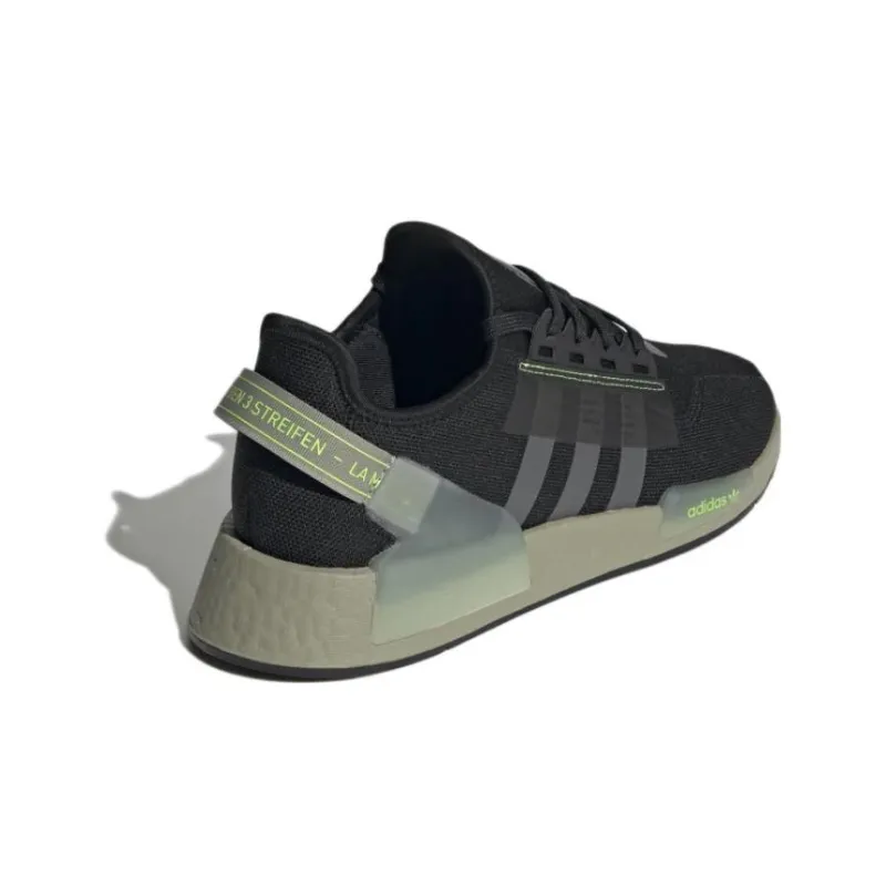 Adidas Originals NMD_R1 V2 'Black Lime'-3