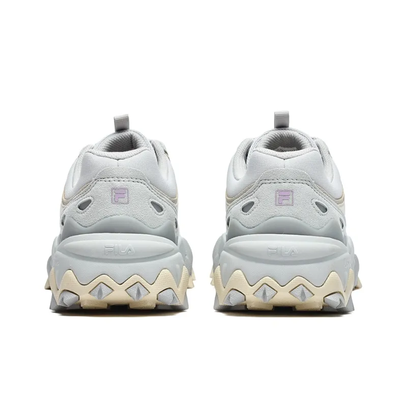 FILA Oakmont 2 Cushioning Anti Slip And Wear Resistant Low Top Casual Shoes Women's Gray-3