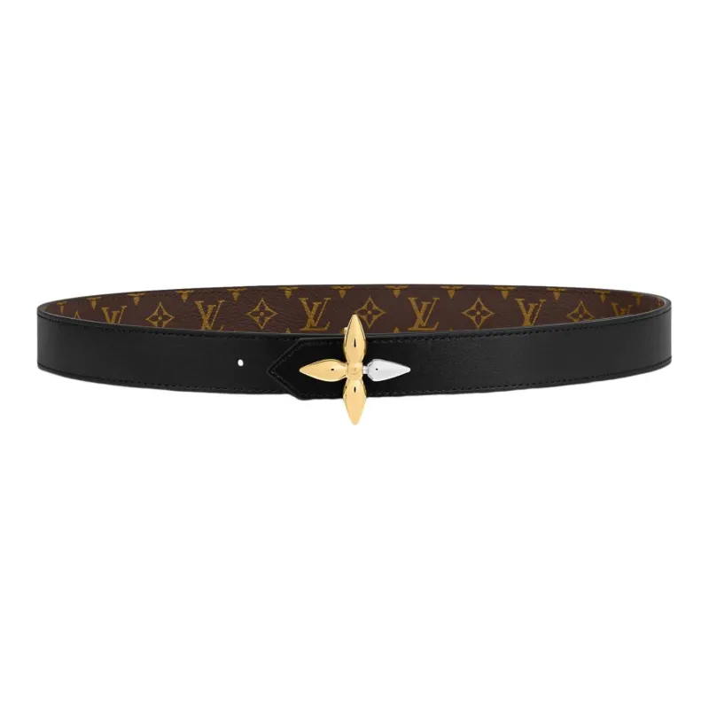 LOUIS VUITTON Louisette 25MM Reversible Belt Monogram Canvas-1