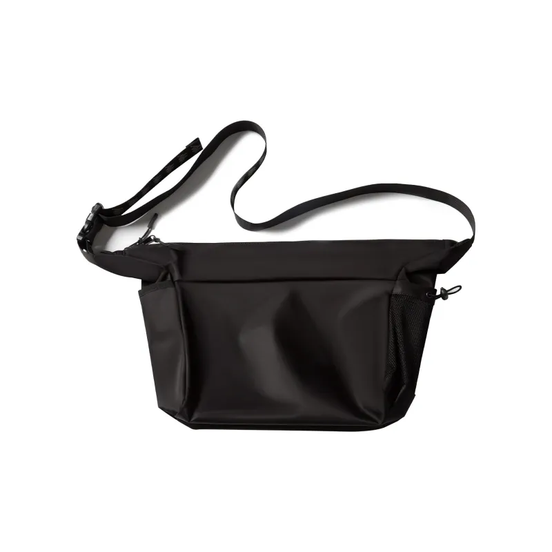 Kappa Polyester Messenger Bag Crossbody Bag Shoulder Bag Unisex Classic Black-2
