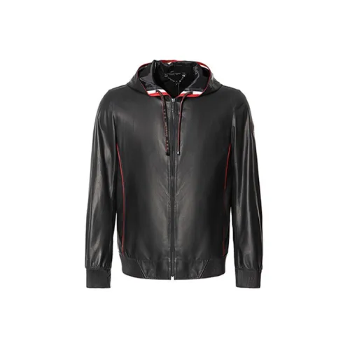 RARE Leather Jackets Men Black