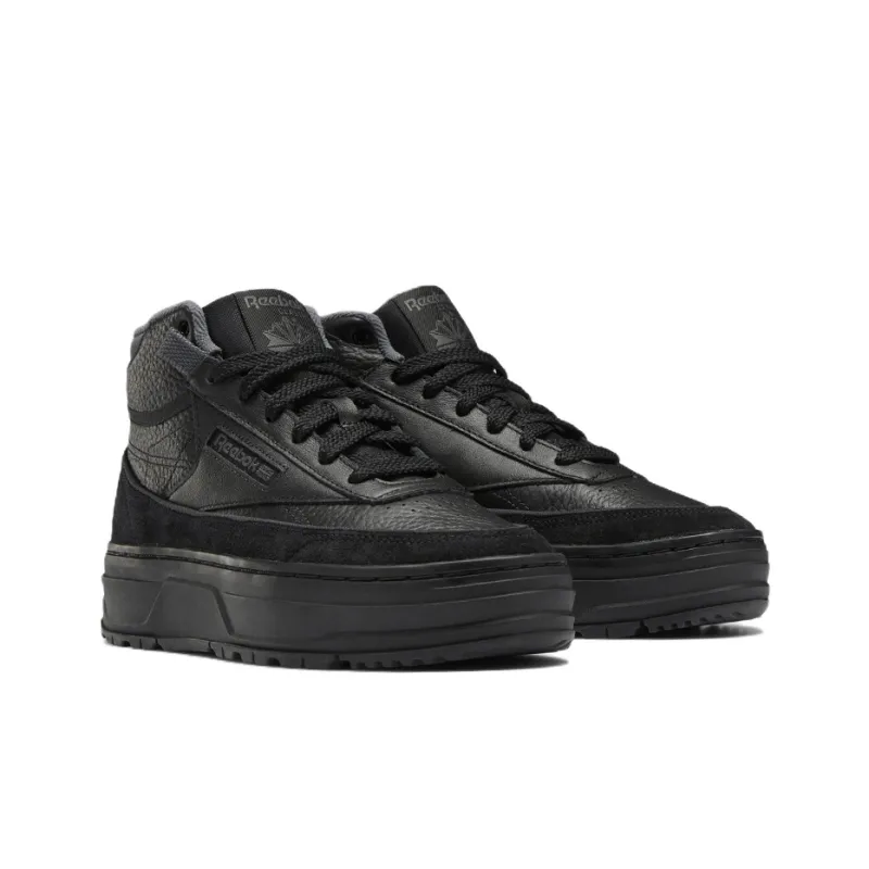 Reebok Club C Geo Mid 'Black Pure Grey' Women's-2