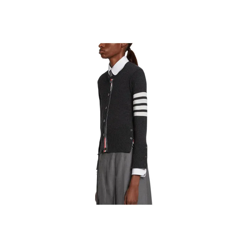 THOM BROWNE· SS22 Cashmere Sweater Women's Gray-2
