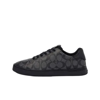 COACH Low Top Stylish Skateboarding Shoes Men's Black