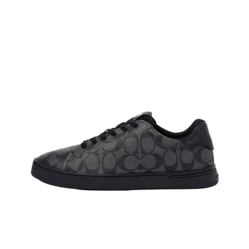 COACH Skateboard Shoes Men Low-Top Black