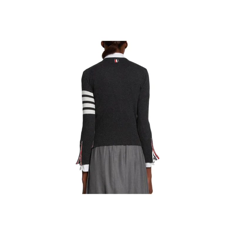 THOM BROWNE· SS22 Cashmere Sweater Women's Gray-1